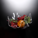 Vague Acrylic Clear Fruit Bowl 40 centimeter