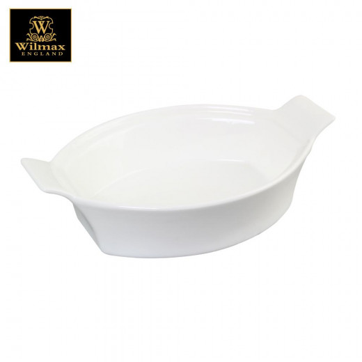 Wilmax  Round Baking Dish with Handles - White  26cm