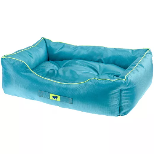 Ferplast Jazzy Dog and Cat Bed With Cushion, Blue, 60 Cm