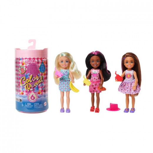 Barbie Chelsea Dolls And Accessories, Color Reveal Doll, Picnic Series