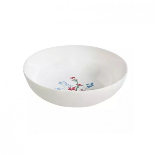 Easy Life Mille Fleurs Soup Plate - Blue & Red 18cm