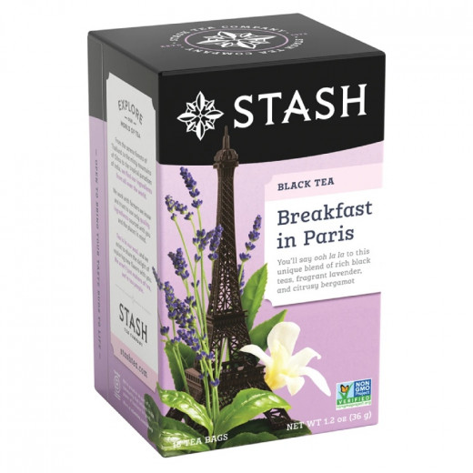 Stash Black Tea Breakfast in Paris Tea Bags  -- 18
