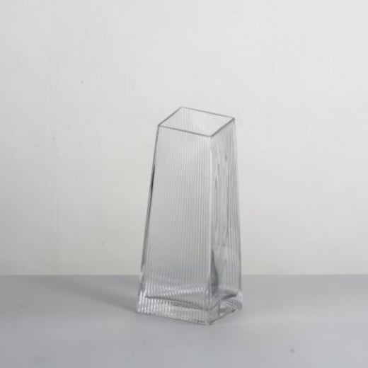 ARMN Sorbet Glass Vase - Transparent 30cm