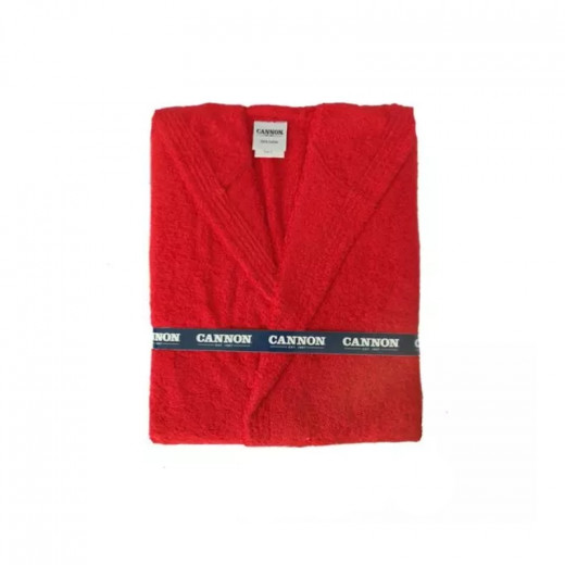 Cannon Bath Robe Plain Red XL