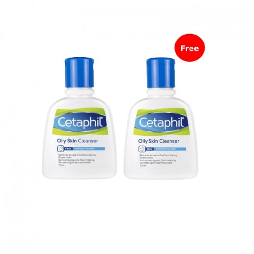 Cetaphil Oily Skin Cleanser 125 ml (Buy 1 Get 1 For Free)