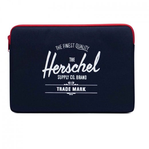 Herschel  Anchor Sleeve for MacBook Herschel Icon/ peacoat/ red - 13 Inch