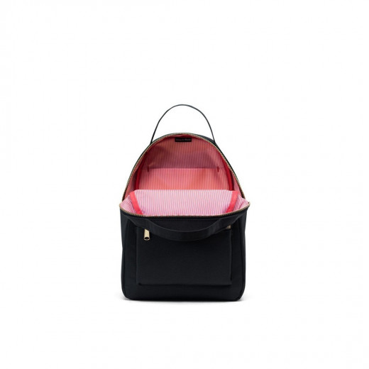 حقيبة ظهر نوفا صغيرة باللون الوردي النيون/الأسود من هيرشال