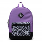 Herschel Heritage Youth BackPack  Warp Check/Amethyst Orchid