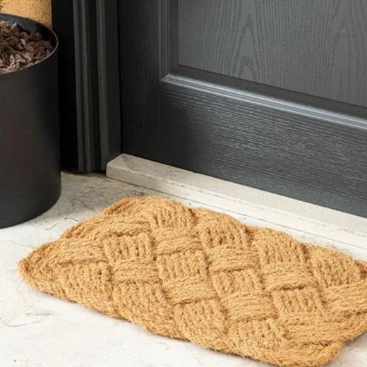 English Home Moco Knitted Door Mat  Natural 40*60 Cm