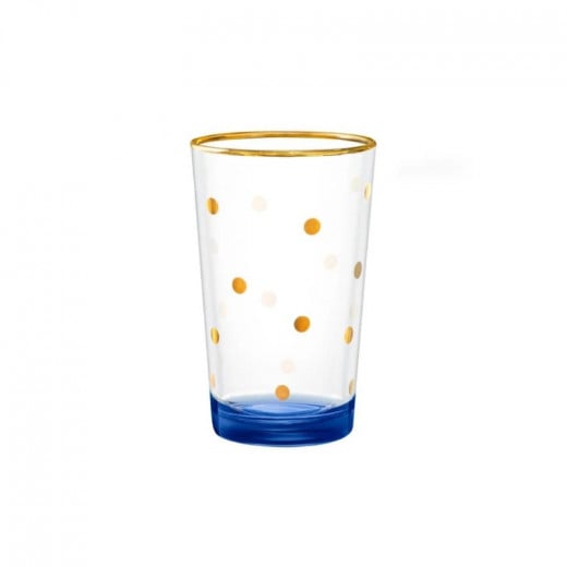 Madam Coco Chapelle - Points Dorés Gold Coffee Side Glasses Set - 100ML  4-piece