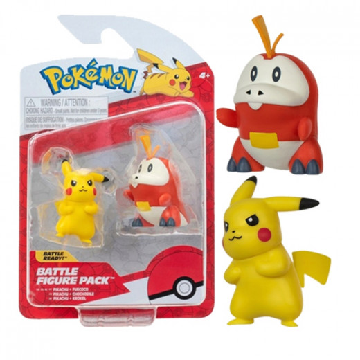 Pokemon Battle Figurines Pikachu And Fuecoco