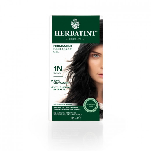 Herbatint Permanent Hair Dye  1N – Black  - 150ml
