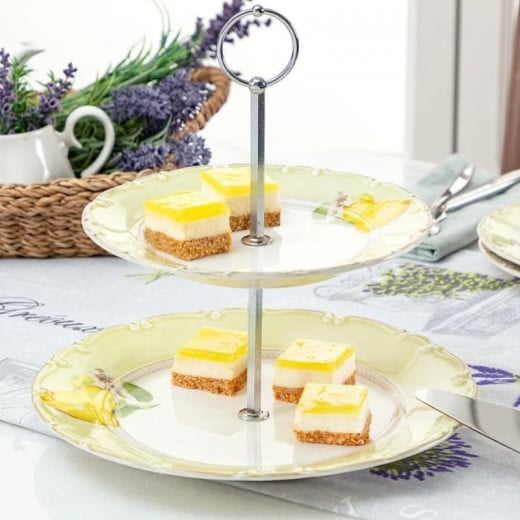 Madame Coco Pear 2 Layer Cake Stand