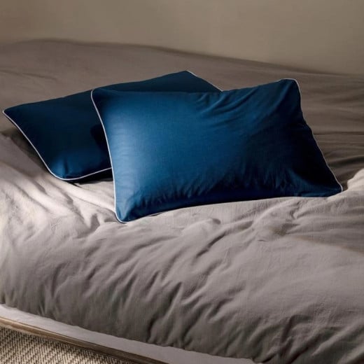 Madame Coco Tilda Pile Pillow Case Set Navy Blue 50*70 cm