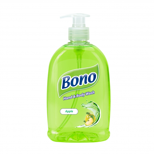 Bono hand and body wash liquid apple 500 ml