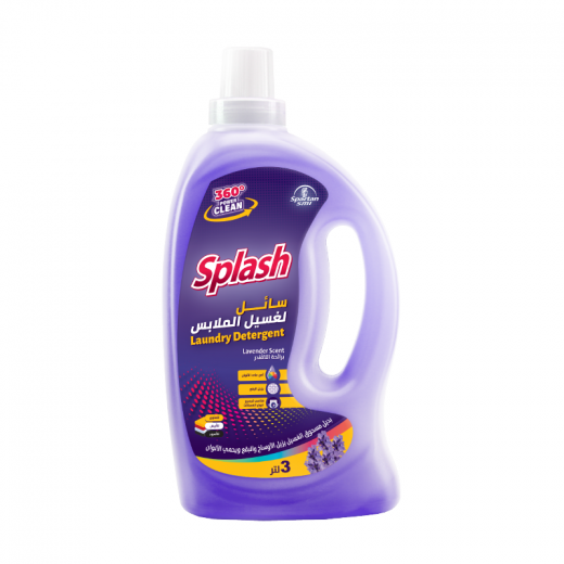 Splash advanced laundry detergent with lavender scent, 5 litres