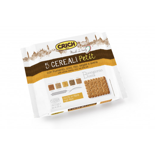 Crc 5 cereal plain biscuit 400g