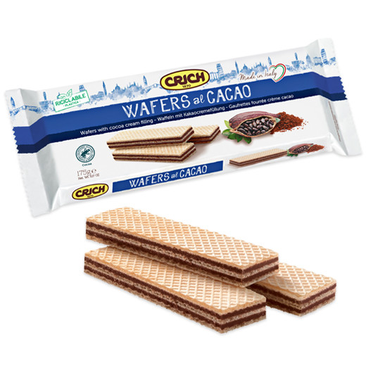 Crc cacao wafer 125g