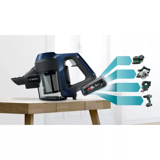 Bosch Rechargeable vacuum cleaner Unlimited Blue Serie | 6
