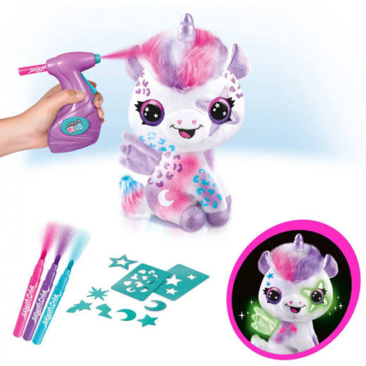 Canal toys airbrush plush magic unicorn
