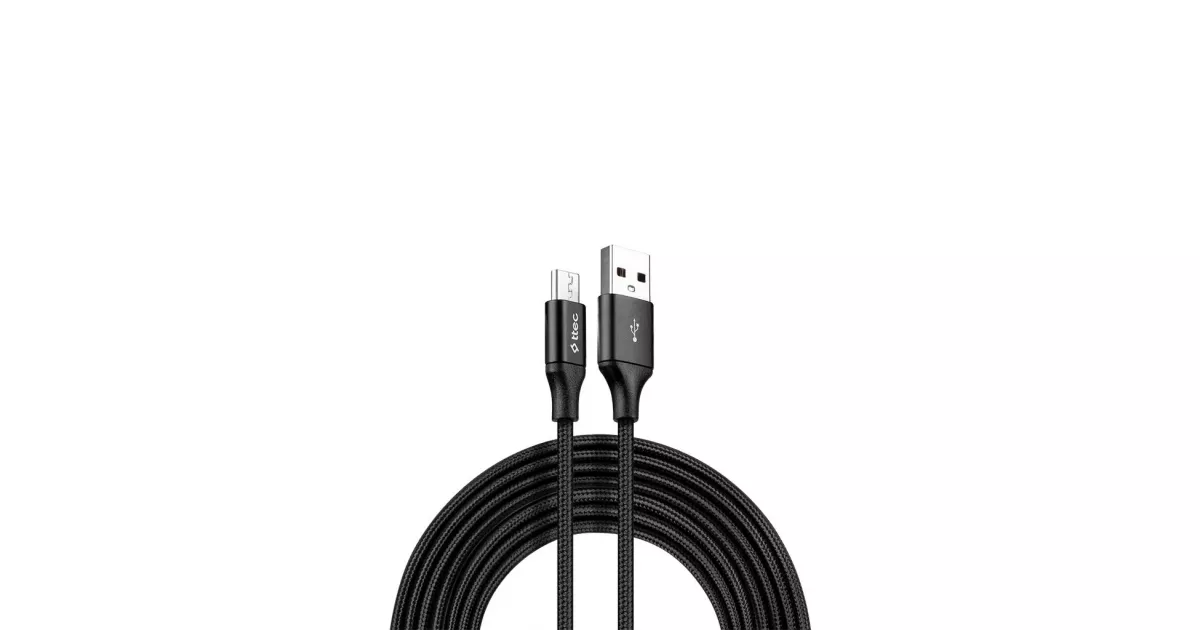 Ttec alumicable micro usb charge / data cable , 2.0 , xxl , 3mt. Black ...