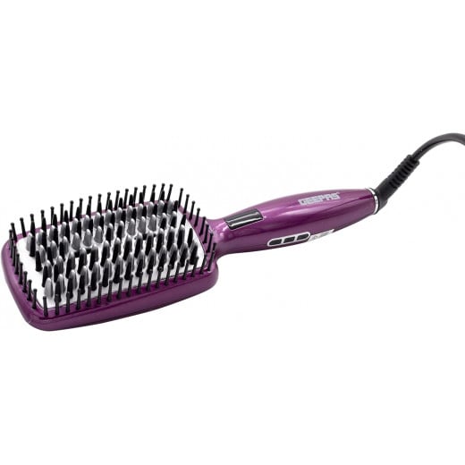 Geepas hair brush straightener