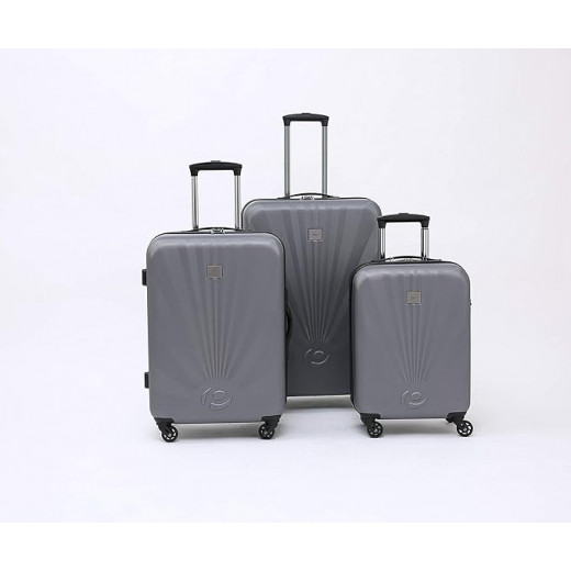 Princess Geneva Travel Bags, Grey, 3 Pieces