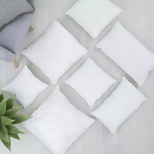 Madison Park Microfiber Pillow, White Color, Size 50*90 cm