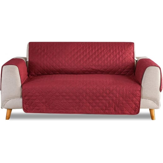 Nova home sure fit sofa protector 7 seats burgundy