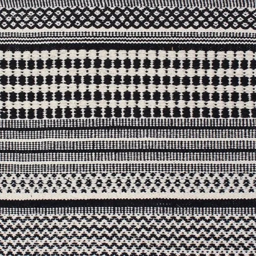 Nova Home Samaira Hand Woven Rug, Black Color, 70*140