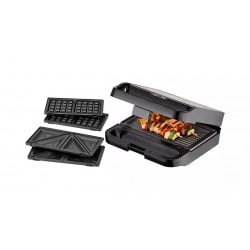 Trisa double plate barbecue grill "Snack mate"