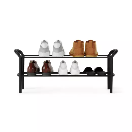 Umbra Shoestack Shoe Shelf, Metal - Black