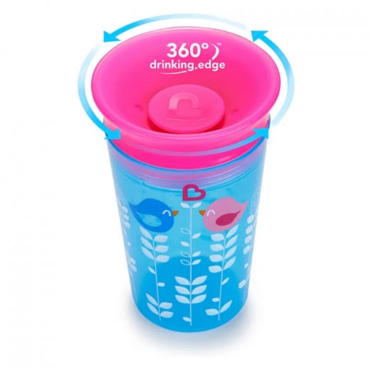 Munchkin Miracle 360° Deco Sippy Cup - 266 ml (Blue Whale)