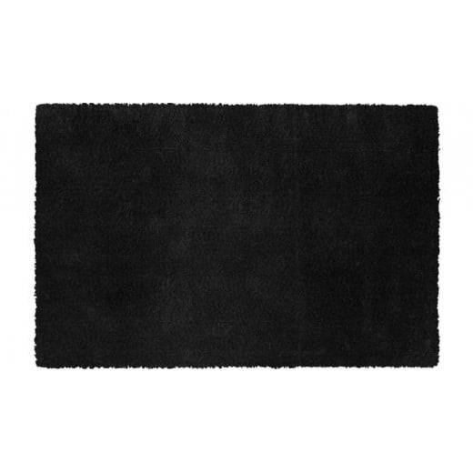 Nova Home Zuri Reversible Woven Rug, Black Color, Size 60*90