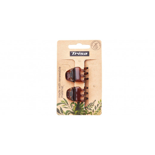 Trisa eco line acc small shark clip brown
