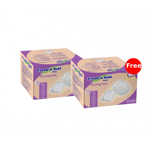 Fresh'n Soft Breast Pads,30pc 1 Pack  + 1 Pack for Free