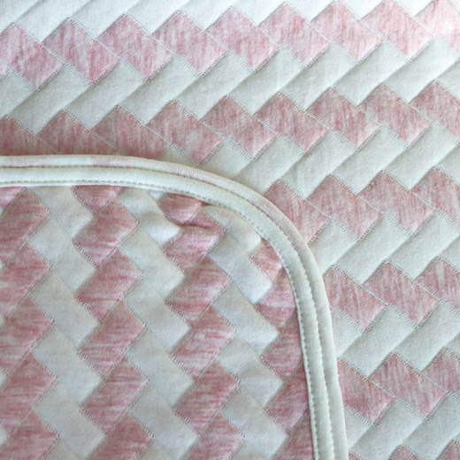Nova Home Crook Cotton Blanket, Pink Color, Size Double