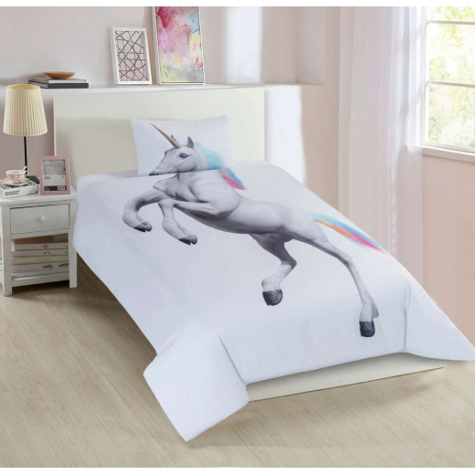 Nova Home  Duvet Cover Set, Queen Size,  Unicorn Design