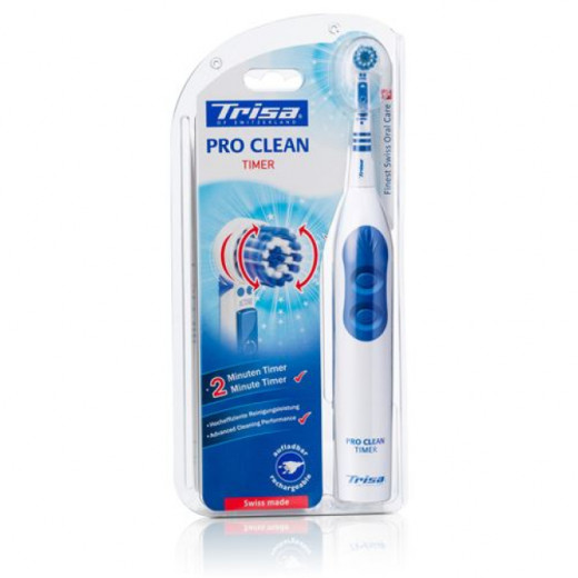 Trisa Clean Pro Timer Electric Toothbrush