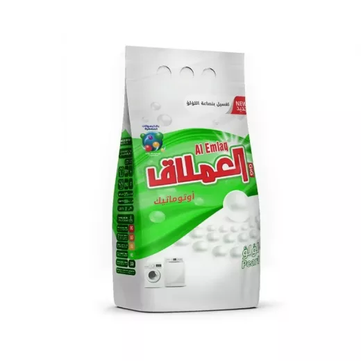Al Emlaq Detergent Powder - Automatic - 1.5 kg - Pearls - Bag