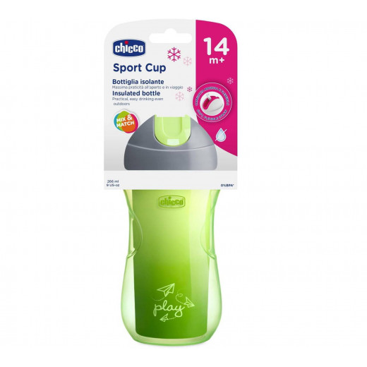 Chicco Sport Cup +14 Months, Neutral - Green 266ml