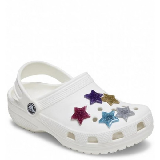 Crocs Jibbitz Symbol Shoe Charms for Crocs Glitter Stars Pack of 5
