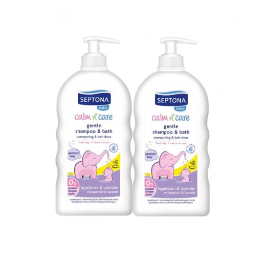 Septona Baby Shampoo & Bath Hypericum & Lavender, 500 Ml, 2 Packs