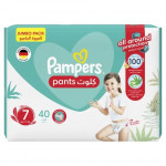 Pampers Pants Diapers Jumbo Pack, Number 7 Size 17 Kg, 40 Pieces