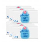 Johnson's Baby Soap Regular, 125 Gram, 6 Packs