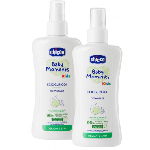 Chicco Baby Moments Detangler For Kids, 200 Ml, 2 Packs