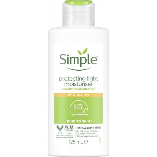 Simple Kind to Skin Hydrating Light Moisturizer with SPF 15, 125 ml, 2 Packs