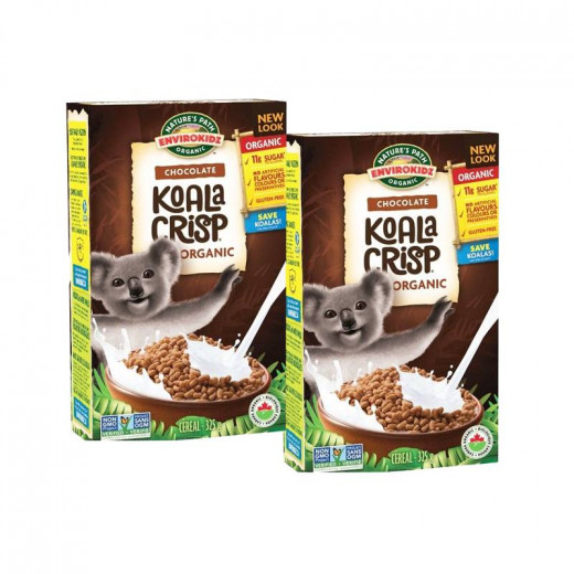Nature’s Path Koala Crisp Chocolate Cereal, , Organic, Gluten-Free,325g, 2 Packs