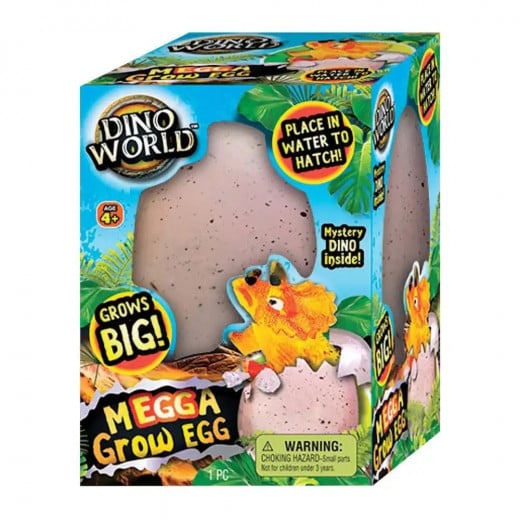 Jaru Dino World Megga Grow Egg, Assorted Colors, 1 Piece