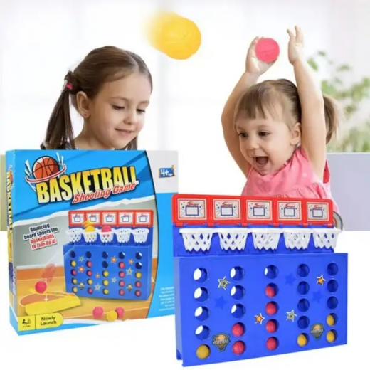K Toys | Electronicheart Basketball Shooting Bouncing Ball Linking 4 Shots